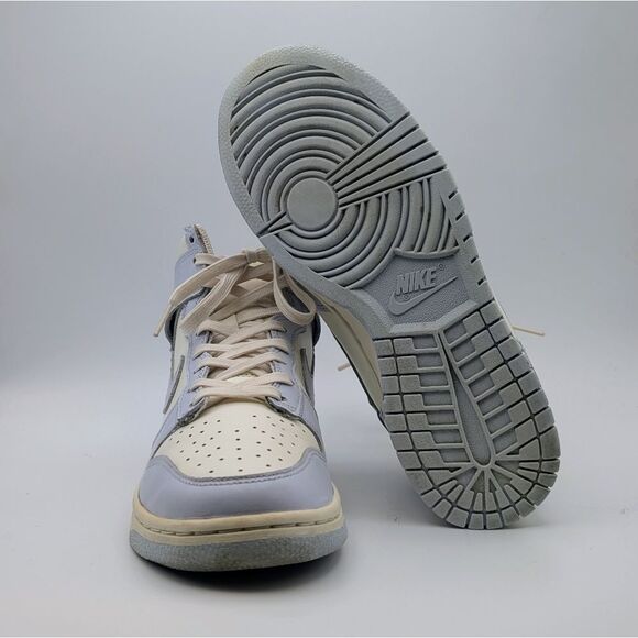 Nike Dunk High "Football Grey", Sail, & Pale Ivory Sneakers Women's Size 8 - Picture 5 of 5